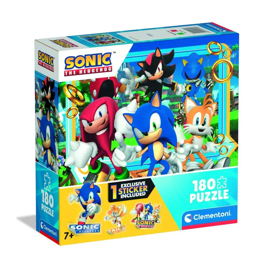 Puzzle Sonic the Hedgehog 180 dílků fotografii produktu