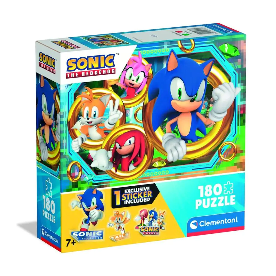 Puzzle Sonic the Hedgehog 180 dílků fotografii produktu