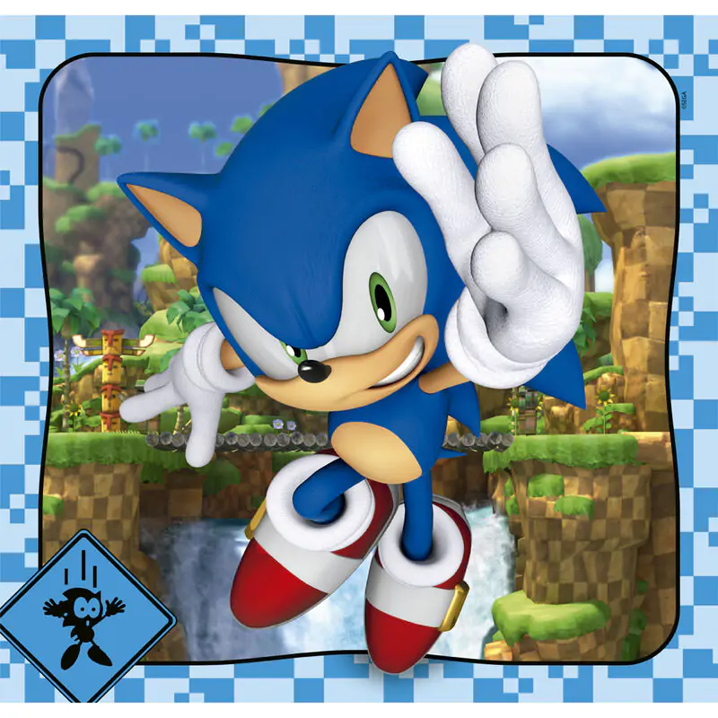 Puzzle Sonic the Hedgehog 3x48 dílků fotografii produktu