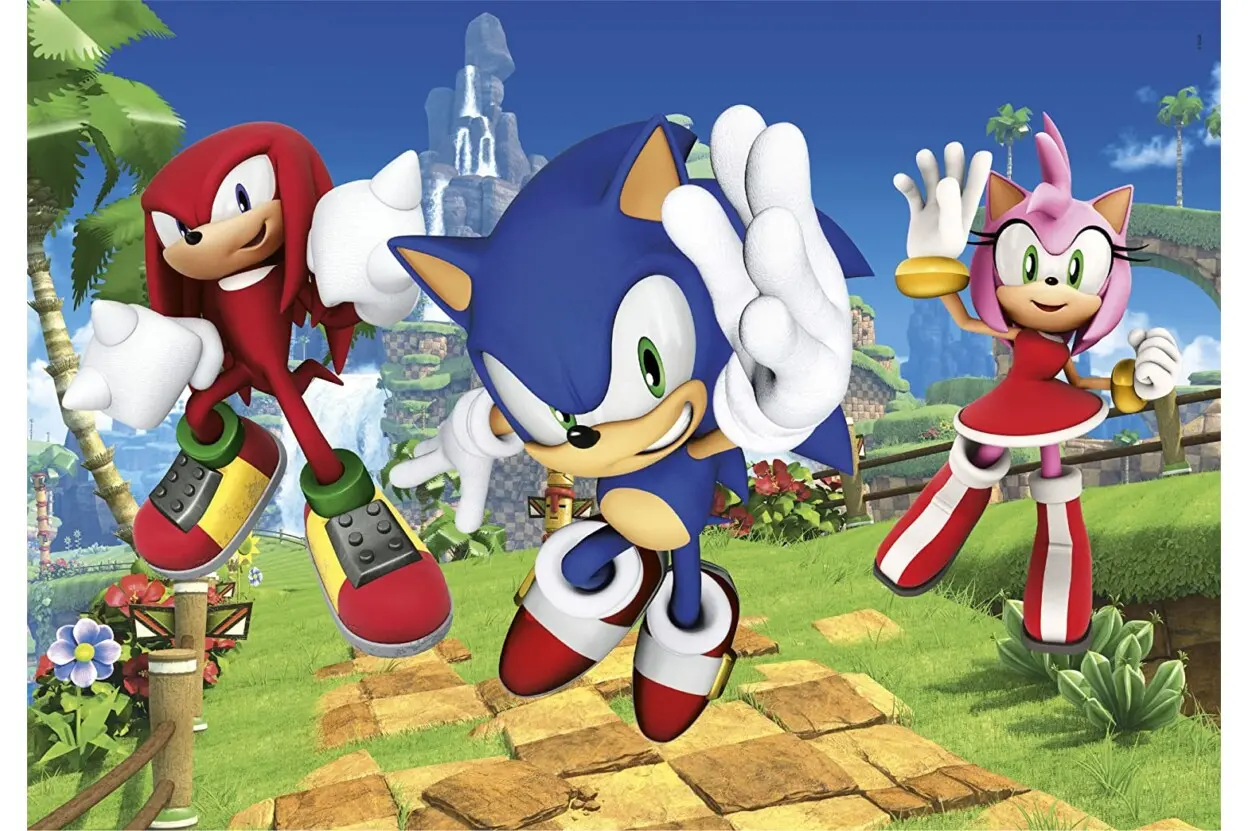Sonic The Hedgehog puzzle 3x48 dílků fotografii produktu