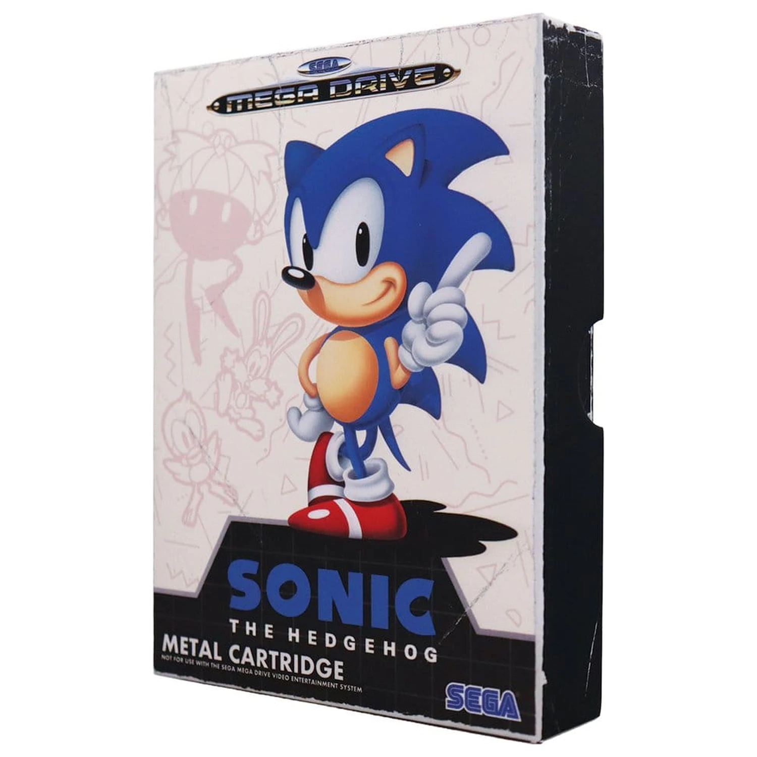 Sonic the Hedgehog Replica Game Cartridge Limited Edition 11 x 7 x 1 cm fotografii produktu