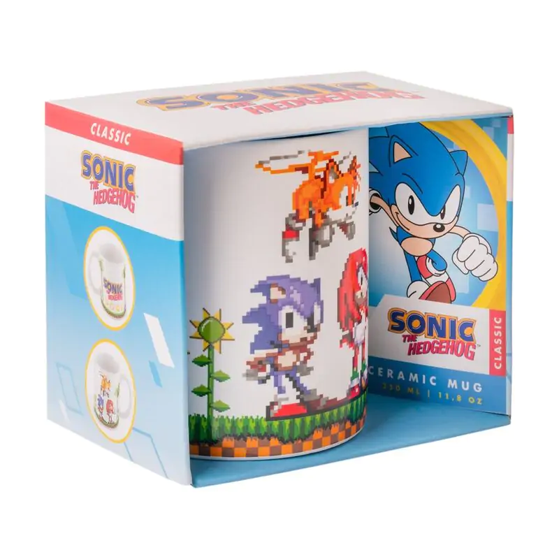 Sonic The Hedgehog Retro Pixel hrnek 350 ml fotografii produktu