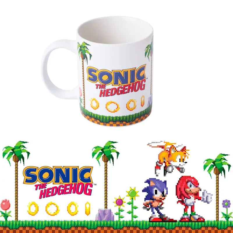 Sonic The Hedgehog Retro Pixel hrnek 350 ml fotografii produktu