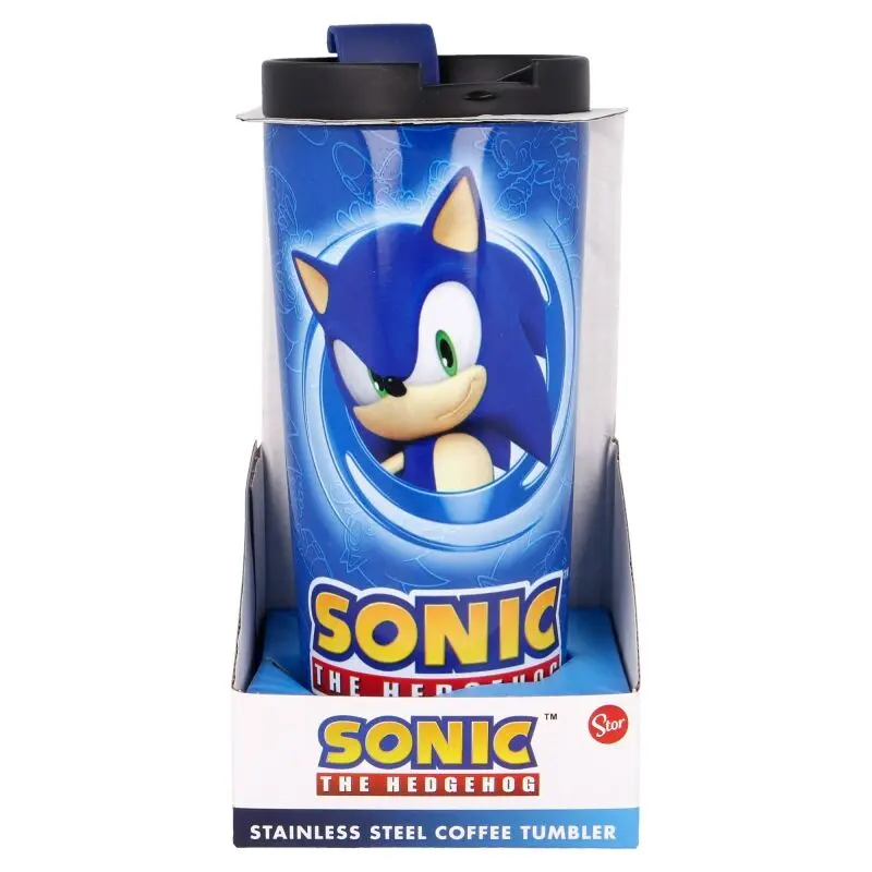 Sonic the Hedgehog nerezový kávový hrnek 425 ml fotografii produktu