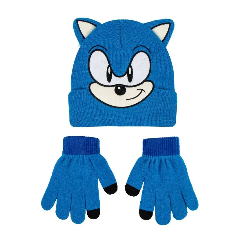Sonic The Hedgehog čepice a rukavice sada fotografii produktu