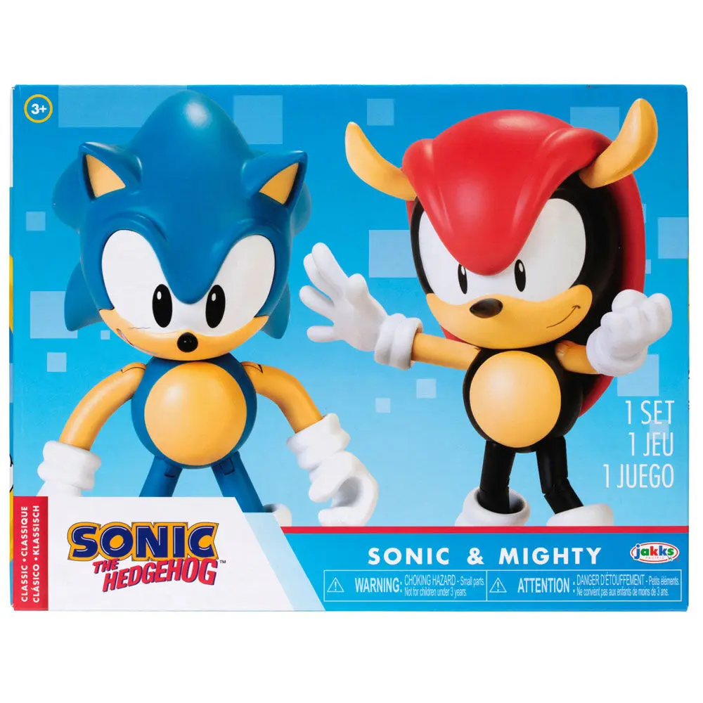 Sonic The Hedgehog Sonic & Mighty sada figurek 10cm fotografii produktu