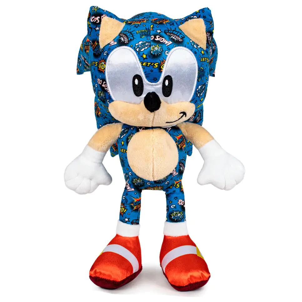 Sonic the Hedgehog Sonic Blue Comic plyšová hračka 30 cm fotografii produktu