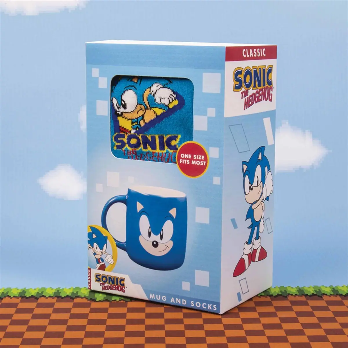 Sonic the Hedgehog Hrnek a Sada Ponožek Sonic fotografii produktu