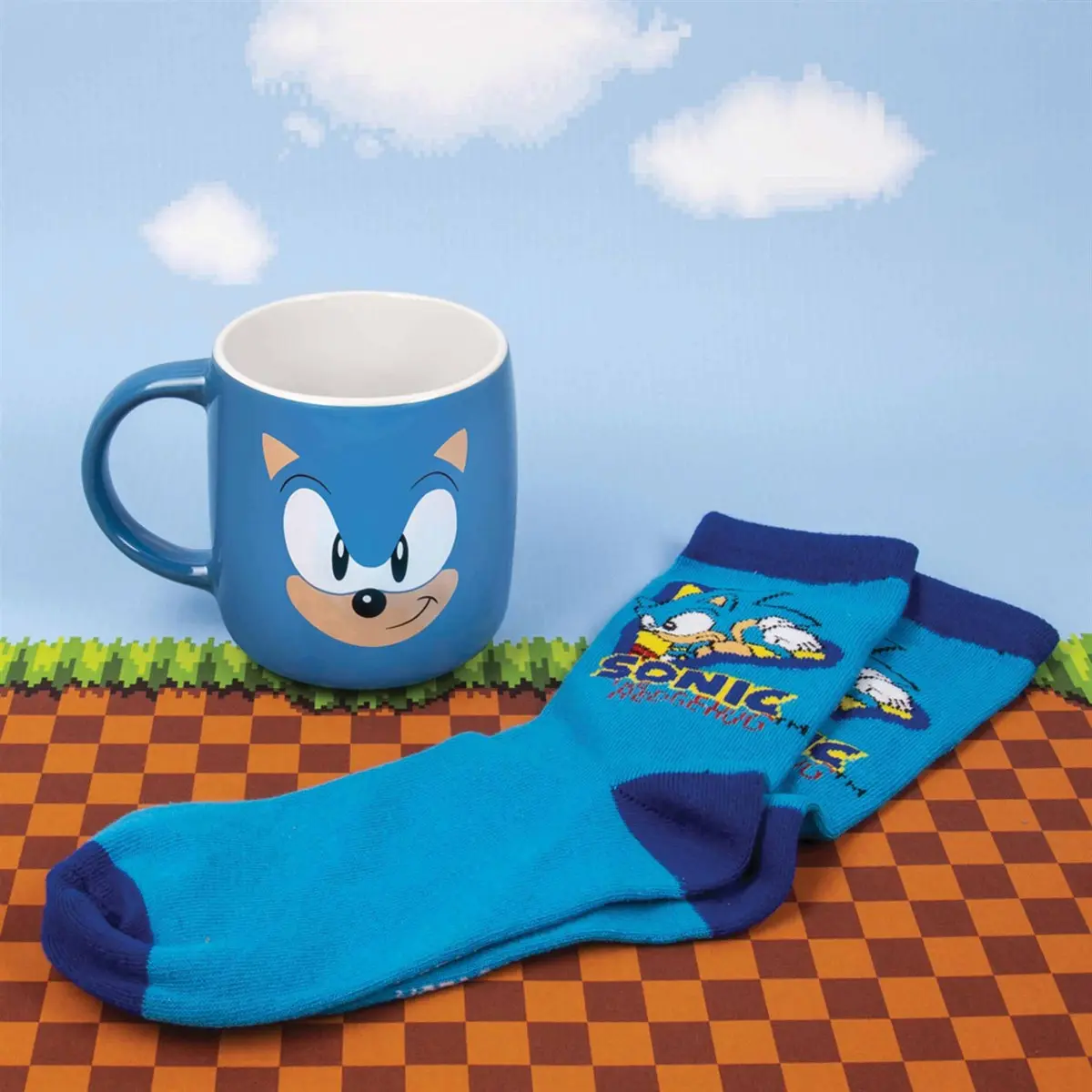 Sonic the Hedgehog Hrnek a Sada Ponožek Sonic fotografii produktu