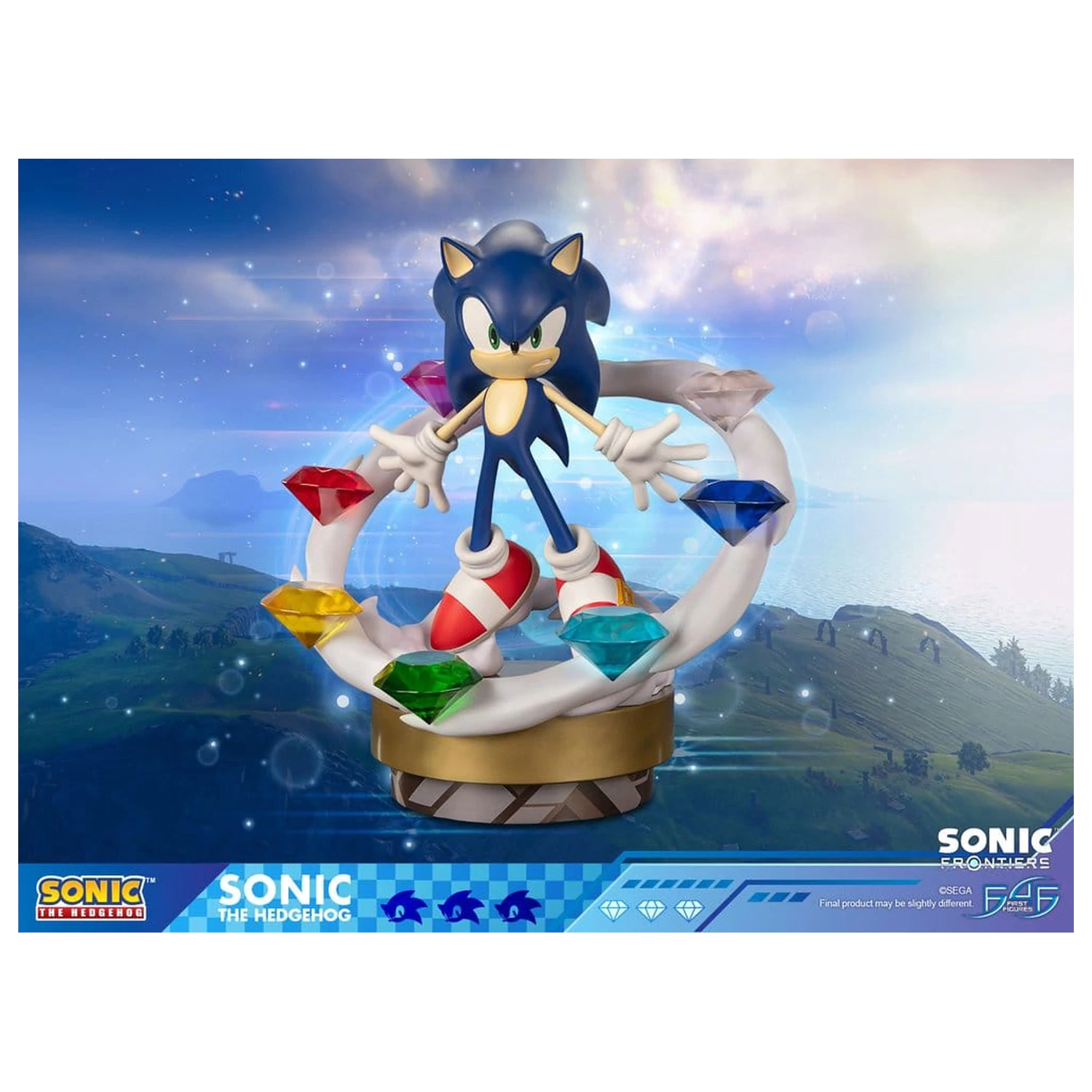 Sonic The Hedgehog Sonic Frontiers resinová socha Sonic 42 cm fotografii produktu