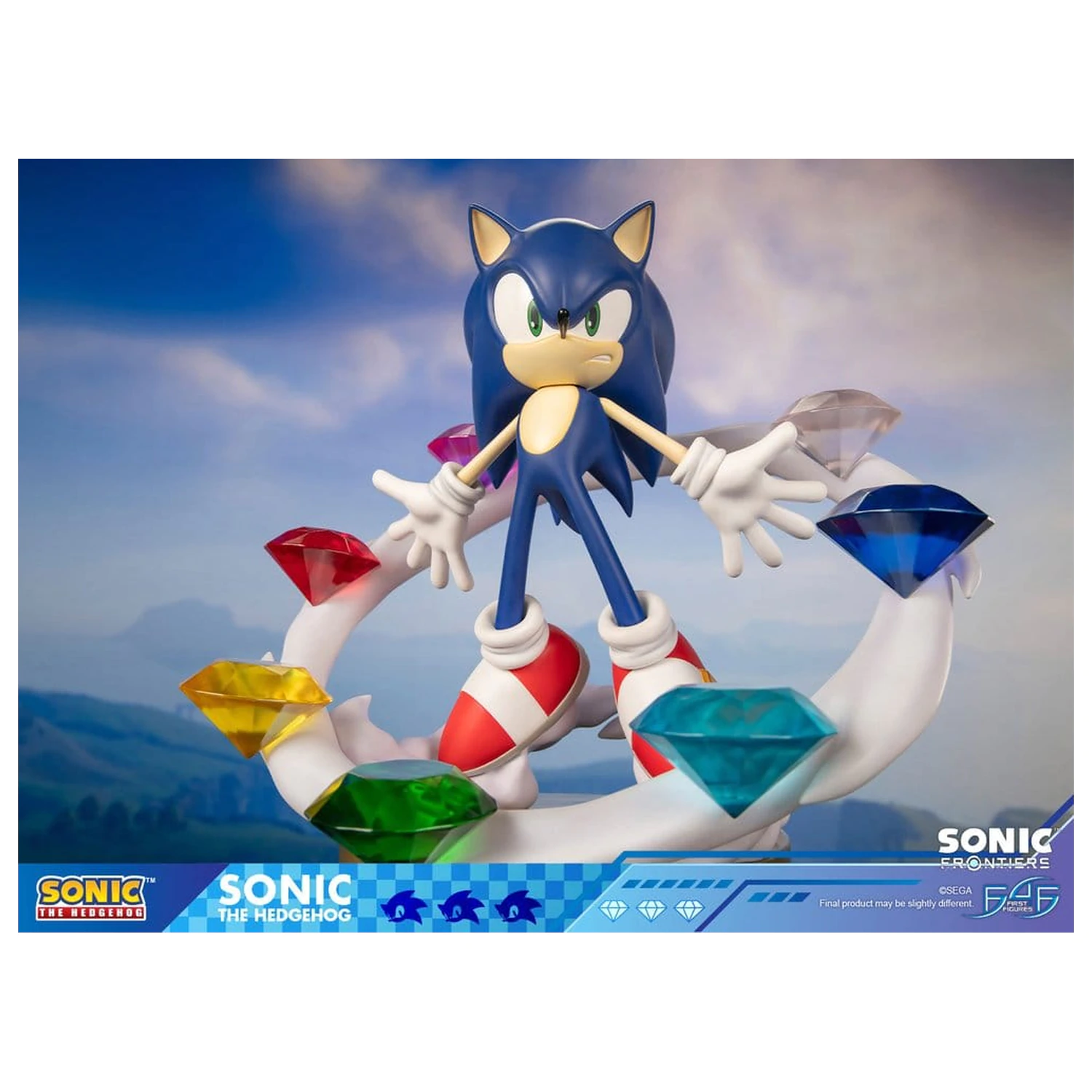 Sonic The Hedgehog Sonic Frontiers resinová socha Sonic 42 cm fotografii produktu