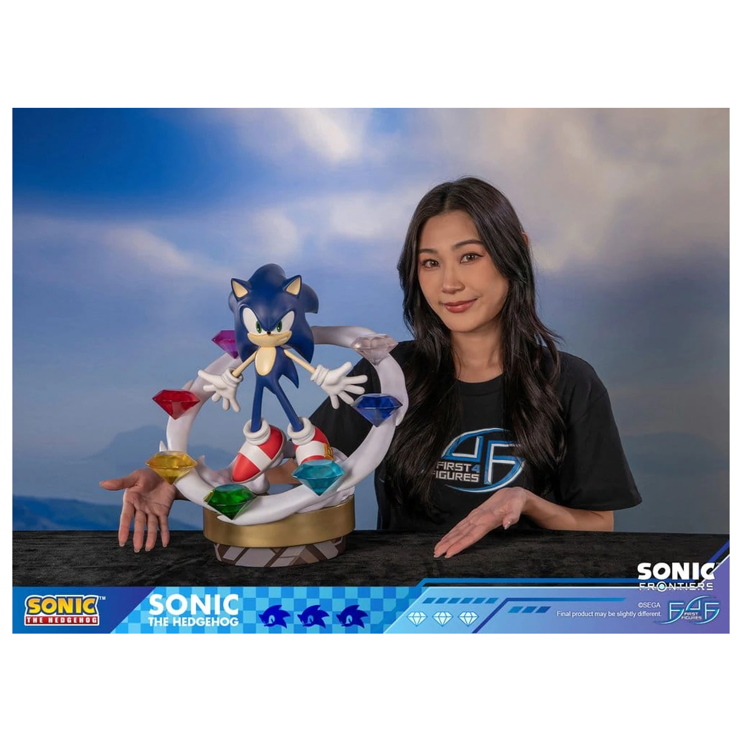 Sonic The Hedgehog Sonic Frontiers resinová socha Sonic 42 cm fotografii produktu