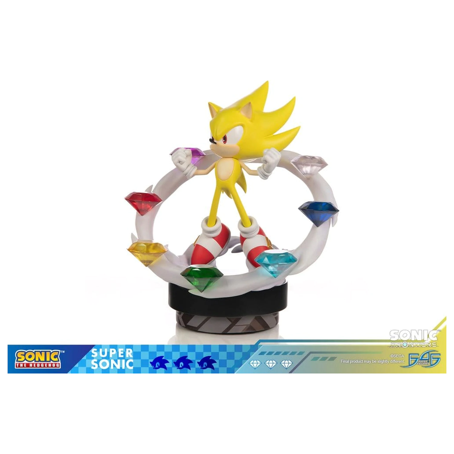 Sonic The Hedgehog Sonic Frontiers resinová socha Super Sonic 45 cm fotografii produktu