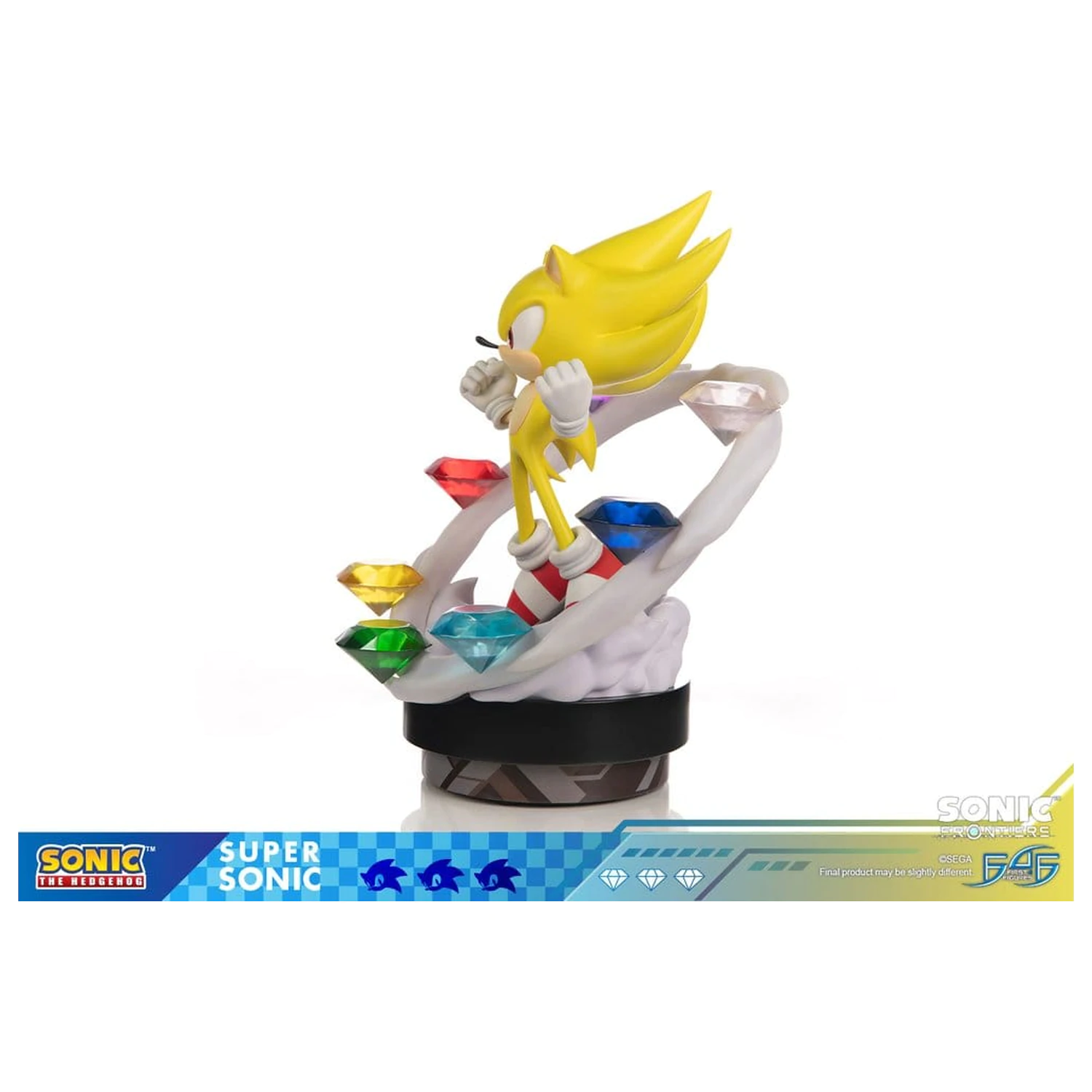 Sonic The Hedgehog Sonic Frontiers resinová socha Super Sonic 45 cm fotografii produktu