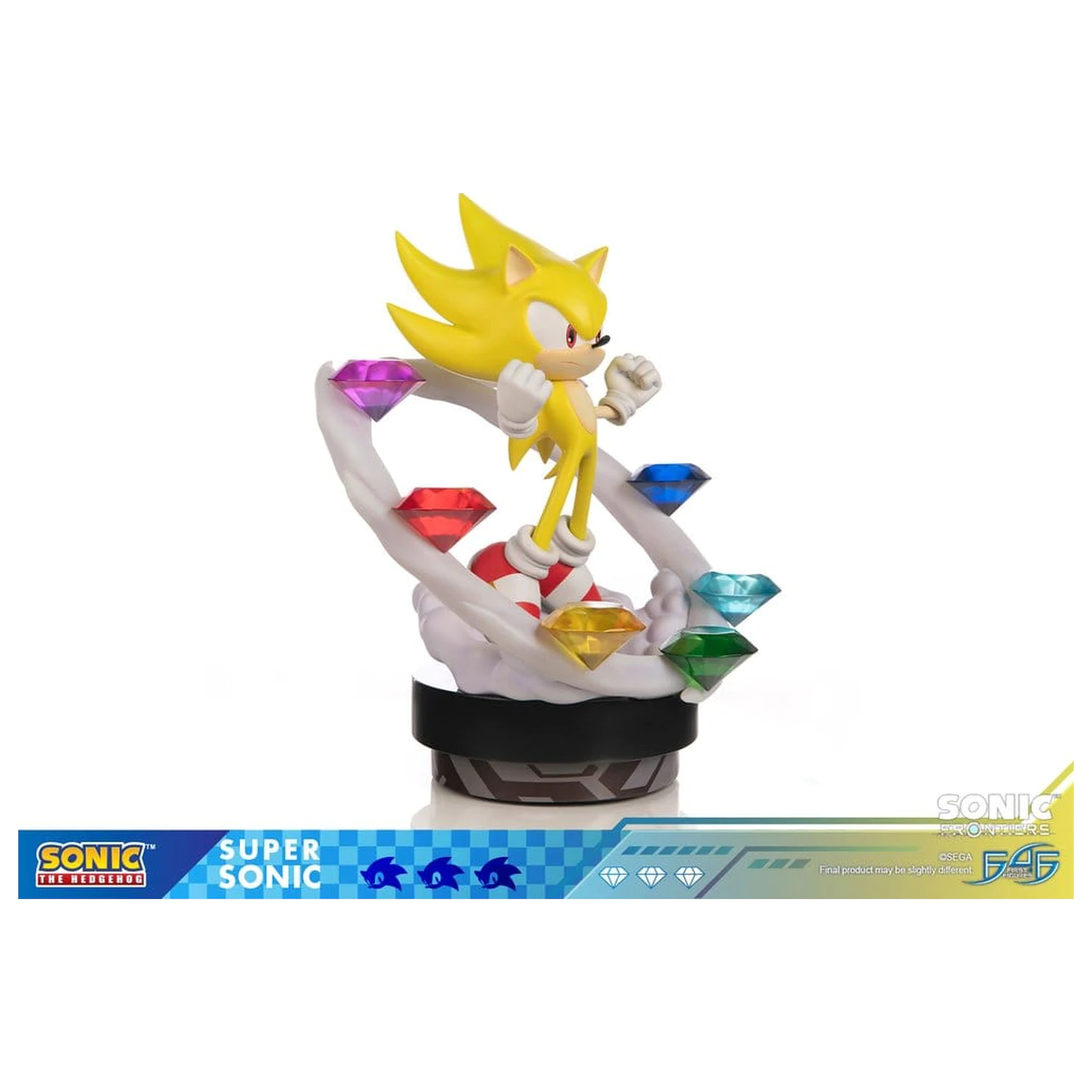 Sonic The Hedgehog Sonic Frontiers resinová socha Super Sonic 45 cm fotografii produktu