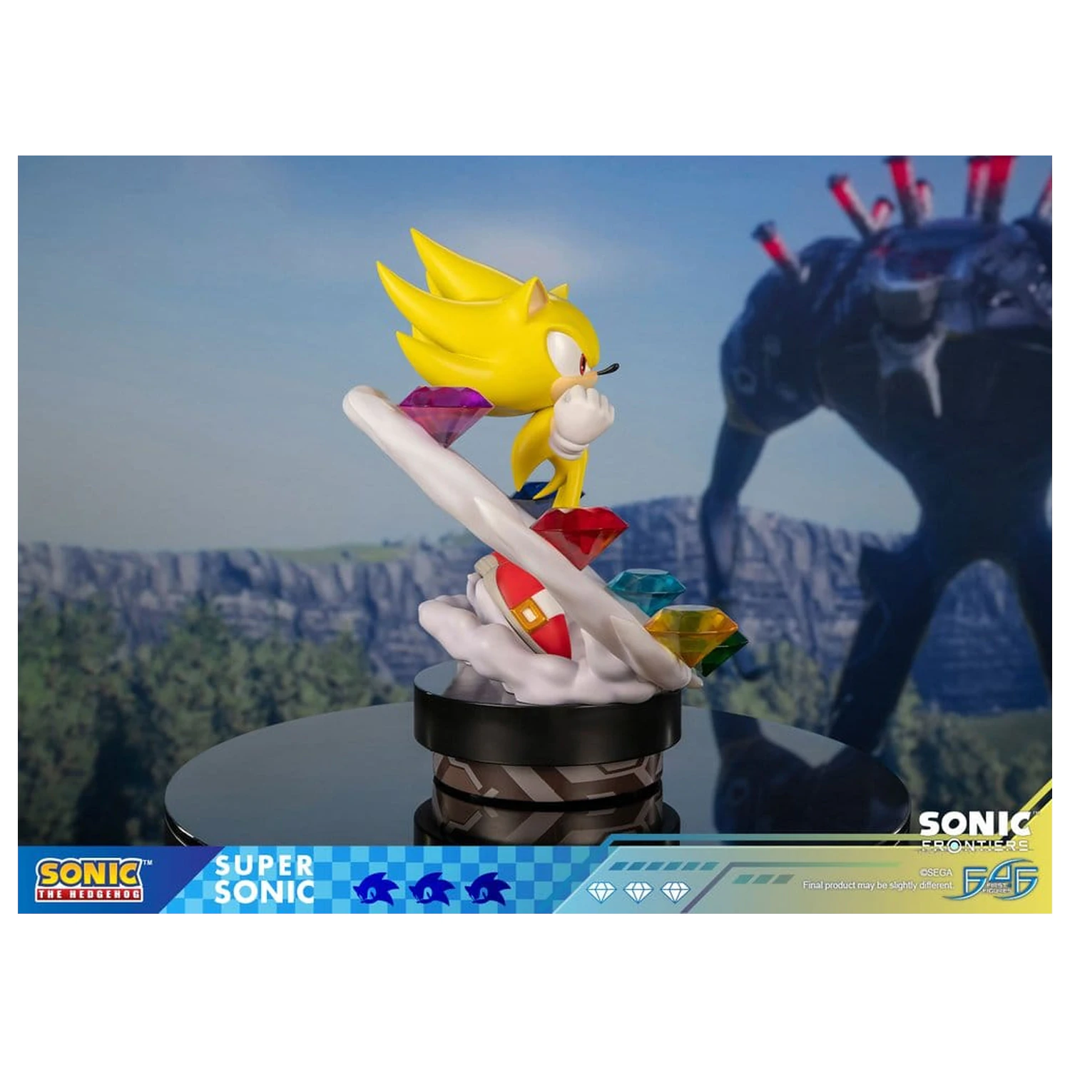 Sonic The Hedgehog Sonic Frontiers resinová socha Super Sonic 45 cm fotografii produktu