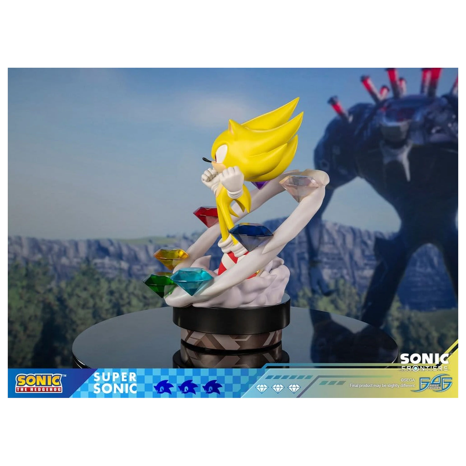 Sonic The Hedgehog Sonic Frontiers resinová socha Super Sonic 45 cm fotografii produktu