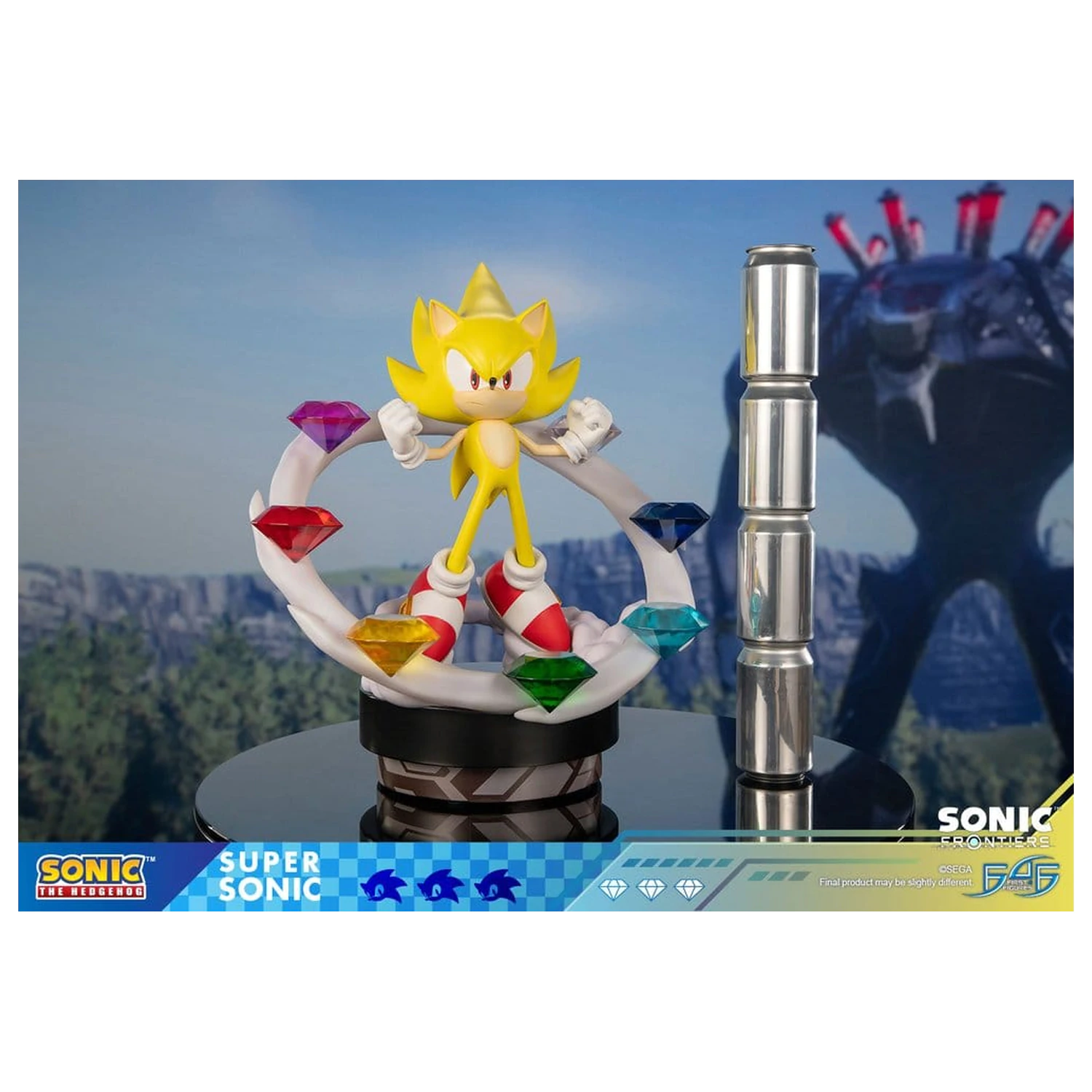 Sonic The Hedgehog Sonic Frontiers resinová socha Super Sonic 45 cm fotografii produktu