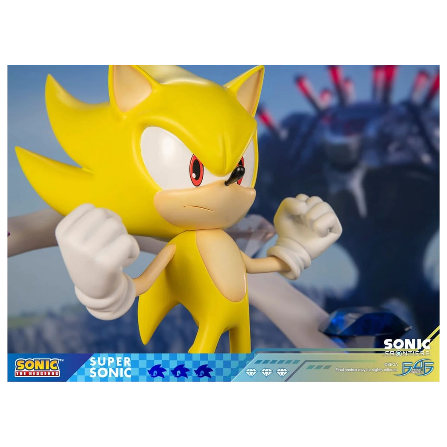 Sonic The Hedgehog Sonic Frontiers resinová socha Super Sonic 45 cm fotografii produktu