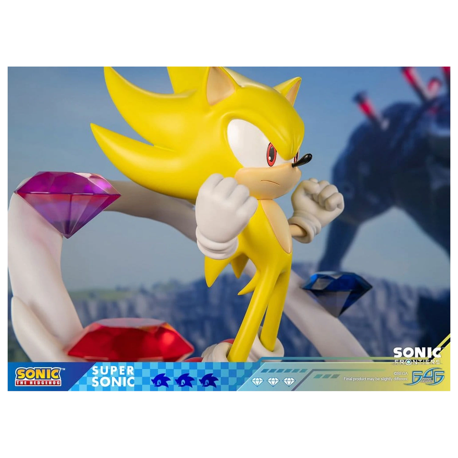 Sonic The Hedgehog Sonic Frontiers resinová socha Super Sonic 45 cm fotografii produktu