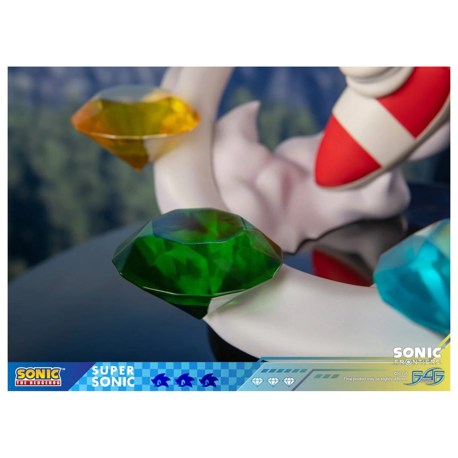 Sonic The Hedgehog Sonic Frontiers resinová socha Super Sonic 45 cm fotografii produktu