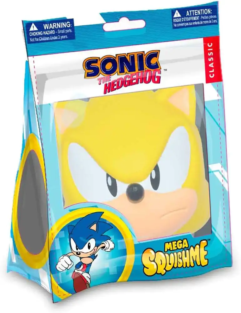 Sonic the Hedgehog Mega Squishme Antistresová figurka Super Sonic 15 cm fotografii produktu