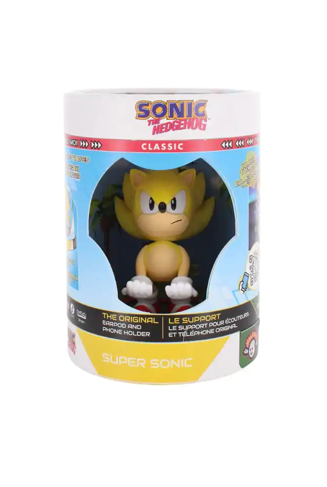 Sonic the Hedgehog Super Sonic mini držák kabelu 10 cm fotografii produktu