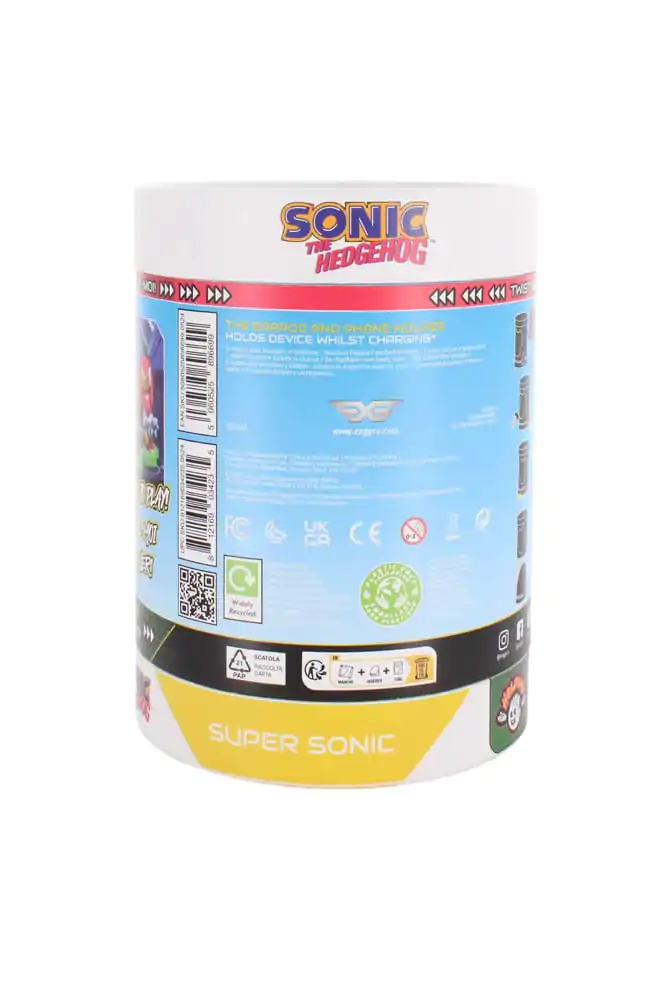 Sonic the Hedgehog Super Sonic mini držák kabelu 10 cm fotografii produktu