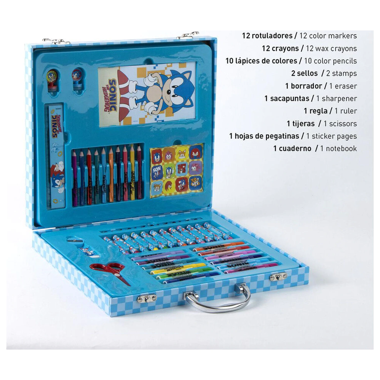 Sonic the Hedgehog omalovánky pouzdro na psací potřeby fotografii produktu