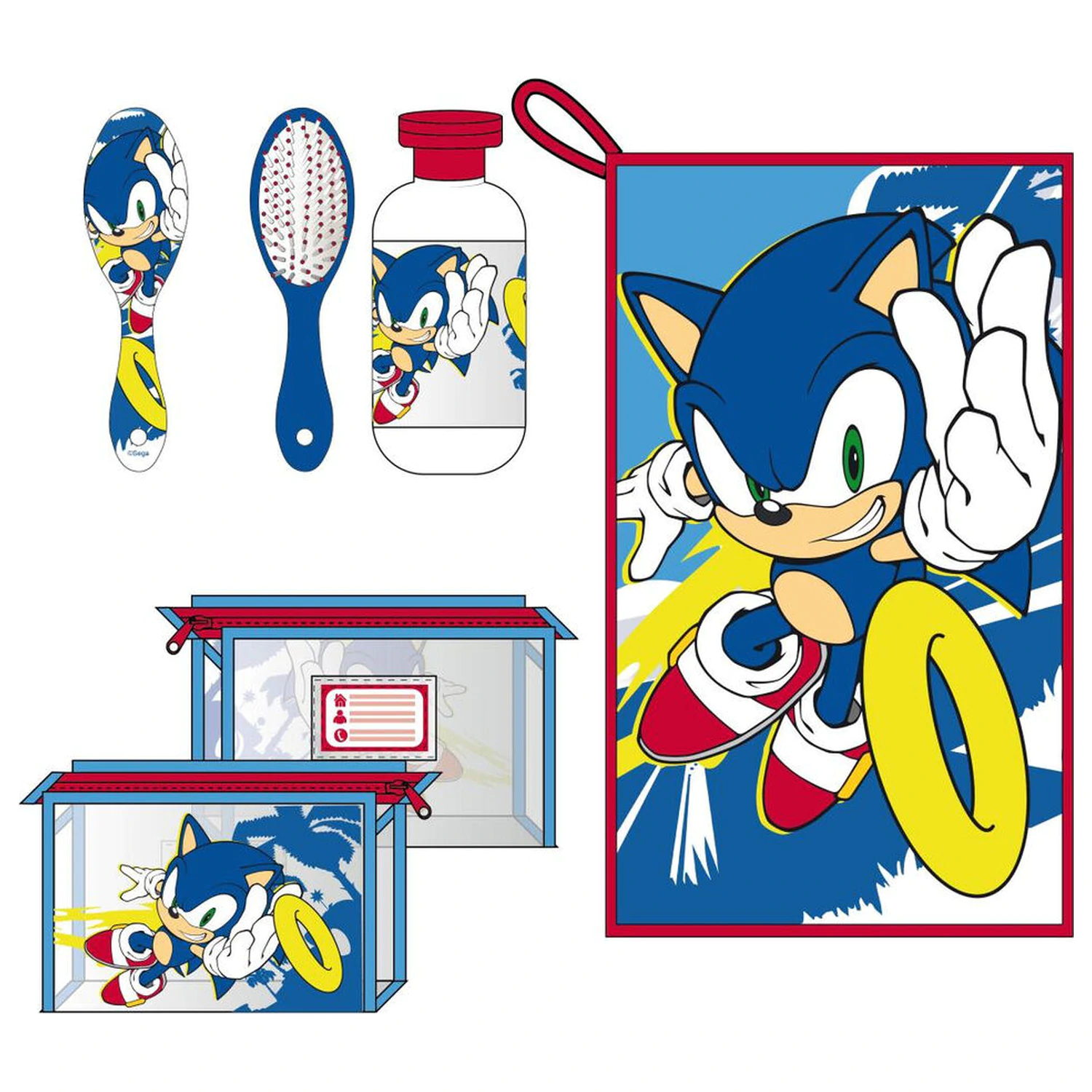 Sonic the Hedgehog kosmetická taštička sada fotografii produktu