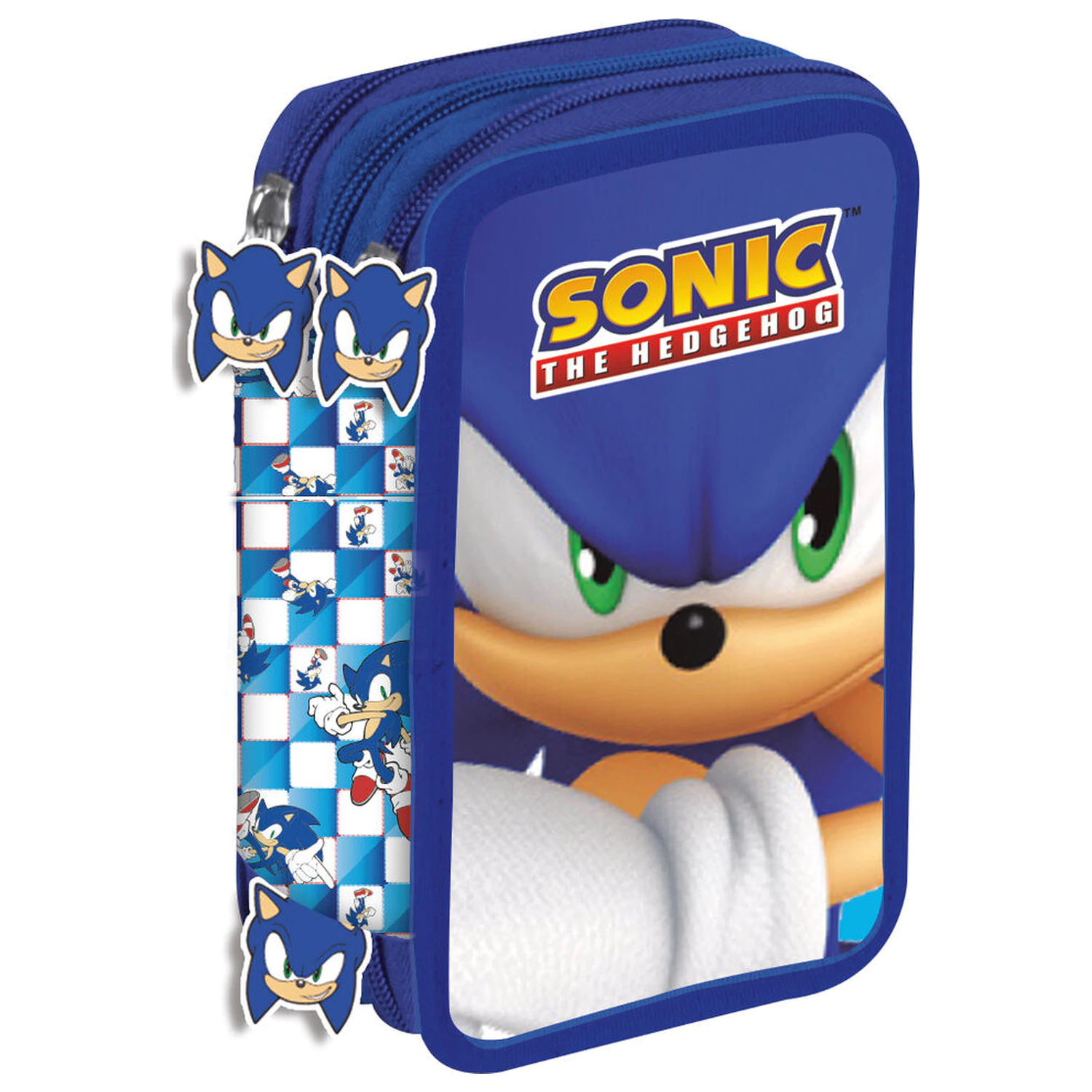 Sonic the Hedgehog trojitý penál fotografii produktu