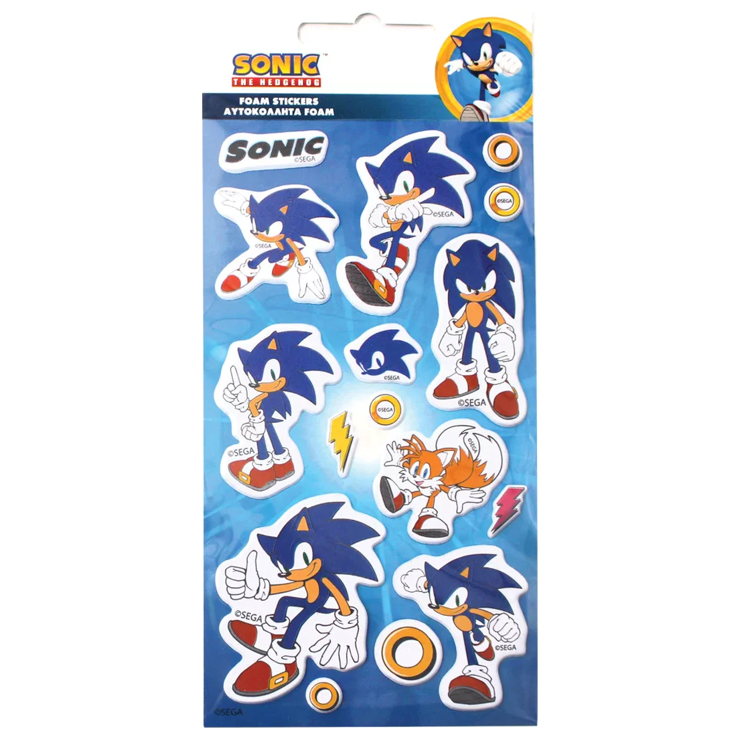 Sonic Thunder Puffy samolepky houbičky sada fotografii produktu
