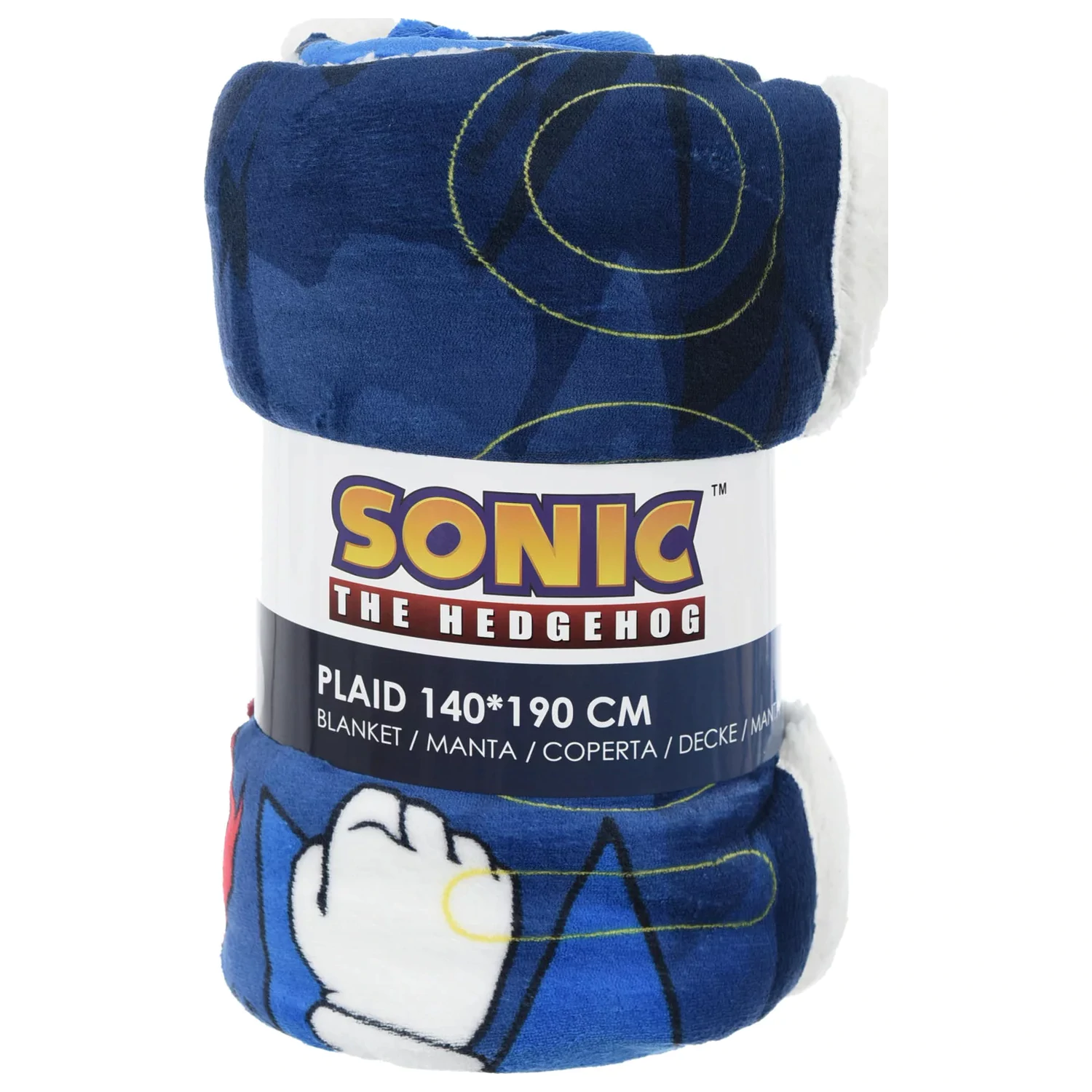 Sonic Unstoppable deka sherpa 140x190 cm fotografii produktu