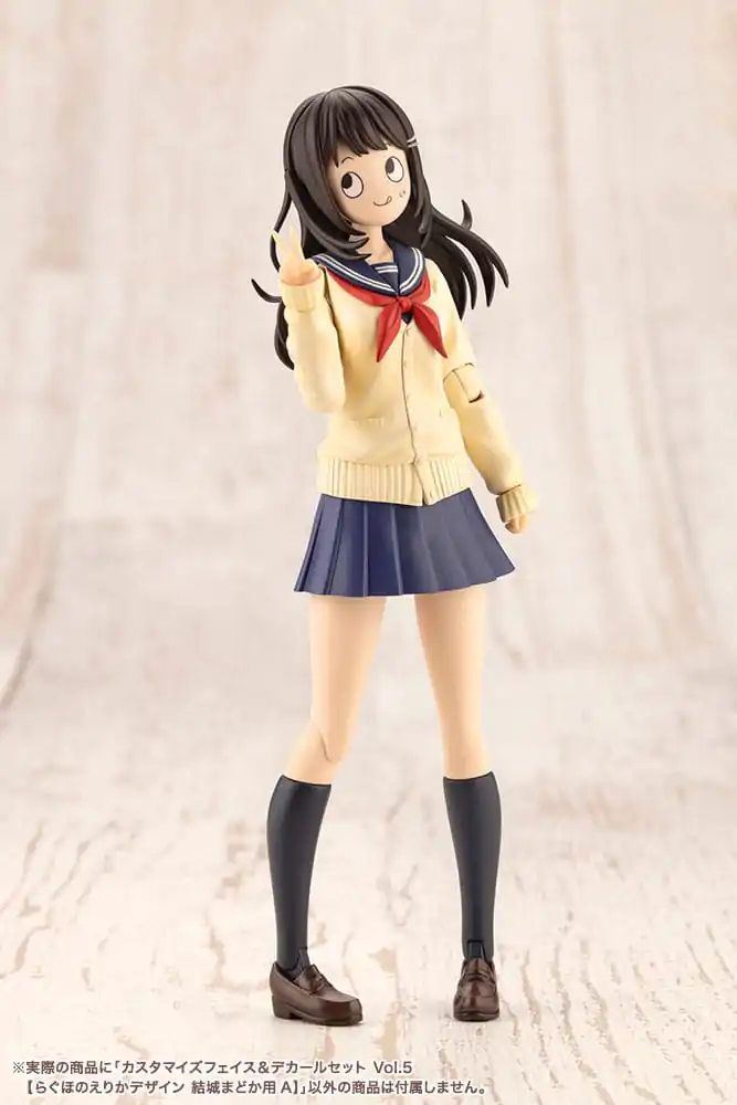 Sousai Shojo Teien Model Kit Accessory Set 1/10 Sada přizpůsobených obličejů a obtisků Vol. 5 Designed by Raguhonoerika For Madoka Yuki A fotografii produktu