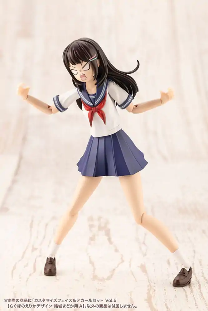Sousai Shojo Teien Model Kit Accessory Set 1/10 Sada přizpůsobených obličejů a obtisků Vol. 5 Designed by Raguhonoerika For Madoka Yuki A fotografii produktu