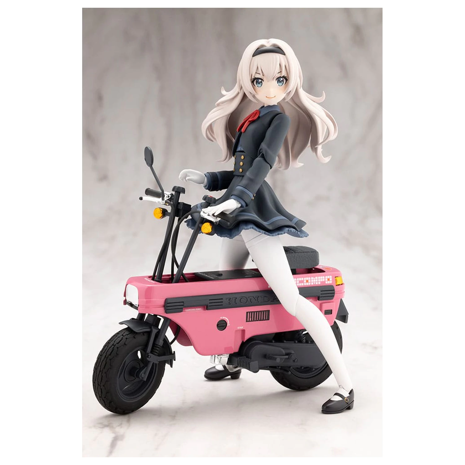 Sousai Shojo Teien Plastiková modelová stavebnice 1/10 Emma Koishikawa Nocturne s Honda AB12 Motocompo 14 cm fotografii produktu