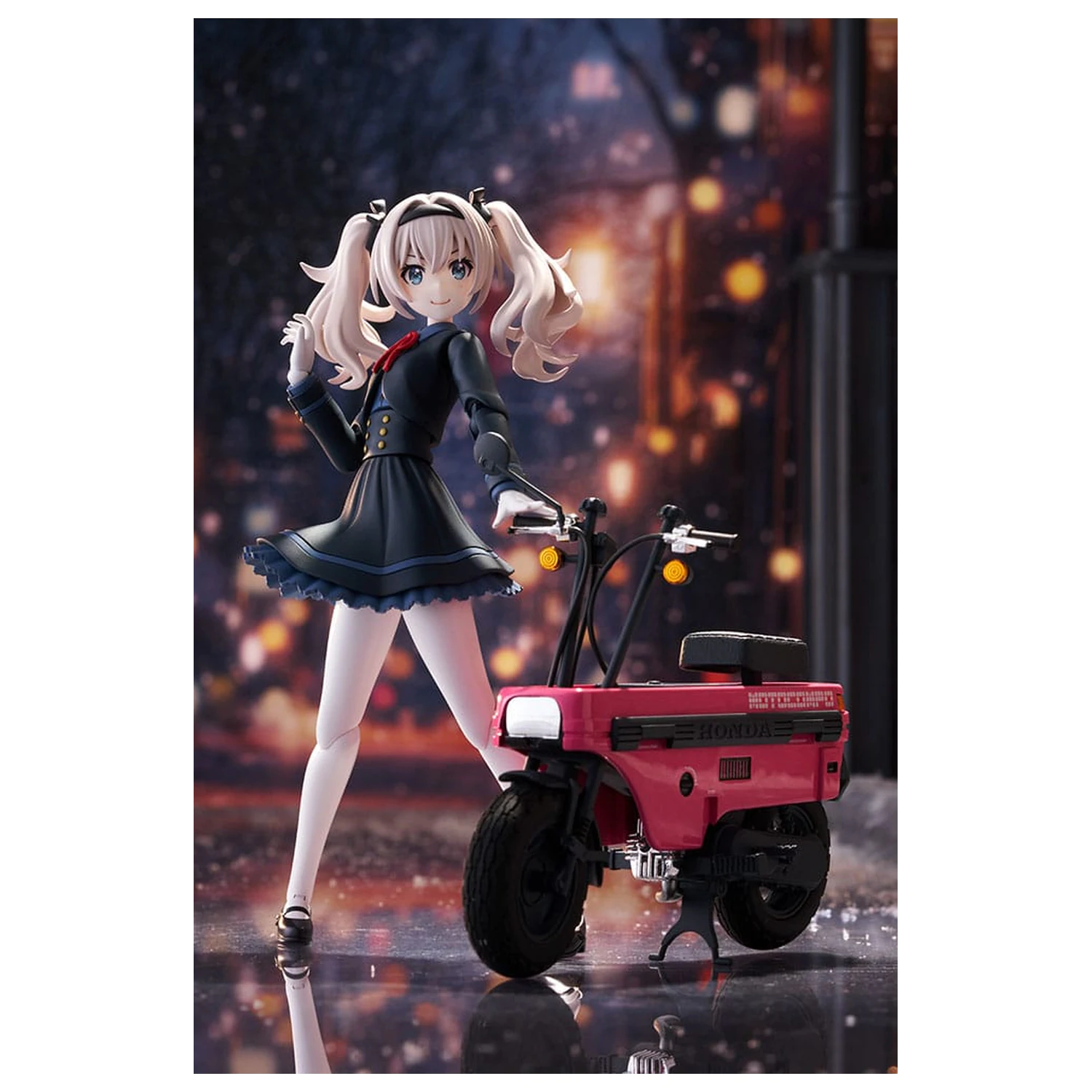 Sousai Shojo Teien Plastiková modelová stavebnice 1/10 Emma Koishikawa Nocturne s Honda AB12 Motocompo 14 cm fotografii produktu
