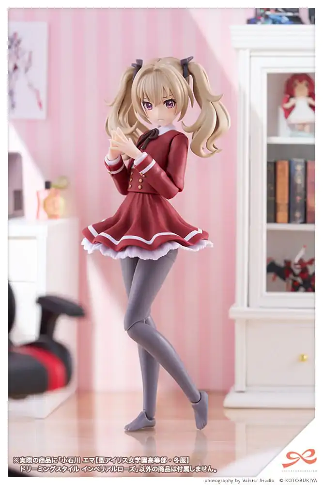 Sousai Shojo Teien Plastiková stavebnice 1/10 Emma Koishikawa (St. Iris Gakuen Girl´s High School Winter Clothes) Dreaming Style Imperial Rose 14 cm fotografii produktu