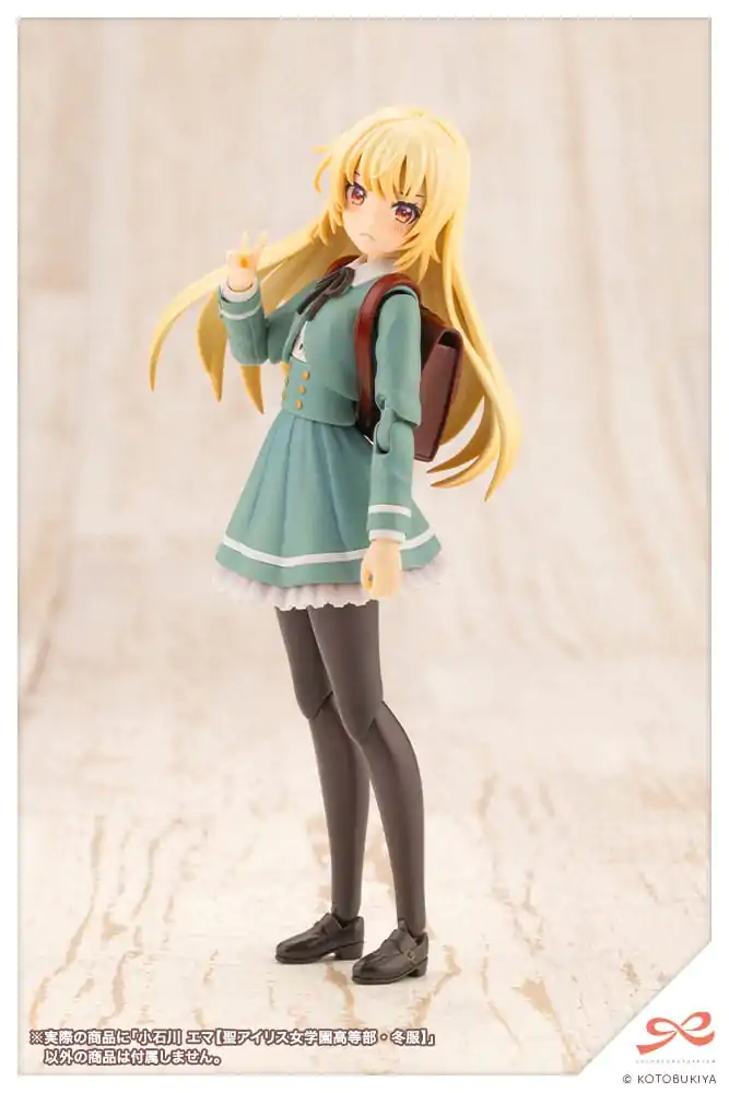 Sousai Shojo Teien Plastiková stavebnice 1/10 Emma Koishikawa (St. Iris Gakuen Girl´s High School Winter Clothes) 14 cm fotografii produktu