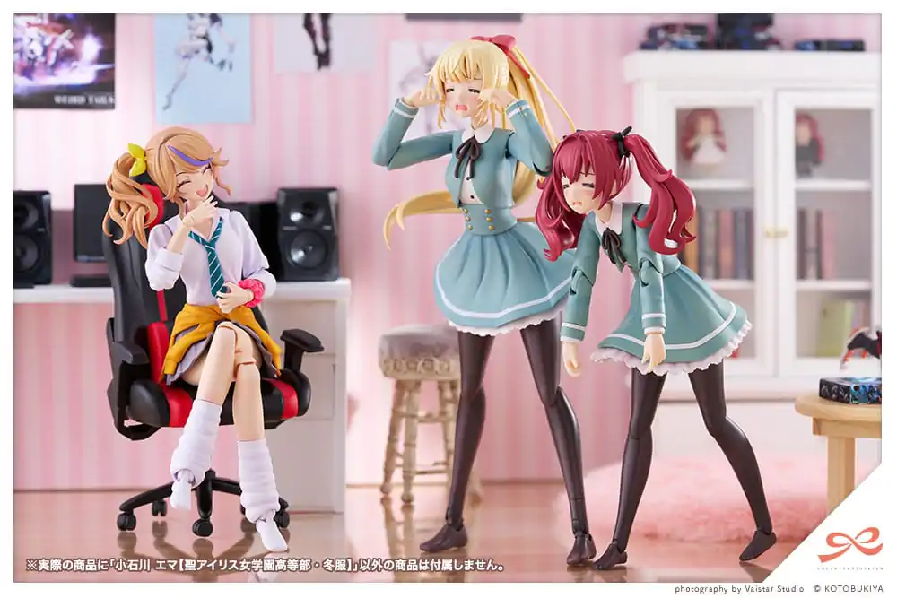 Sousai Shojo Teien Plastiková stavebnice 1/10 Emma Koishikawa (St. Iris Gakuen Girl´s High School Winter Clothes) 14 cm fotografii produktu