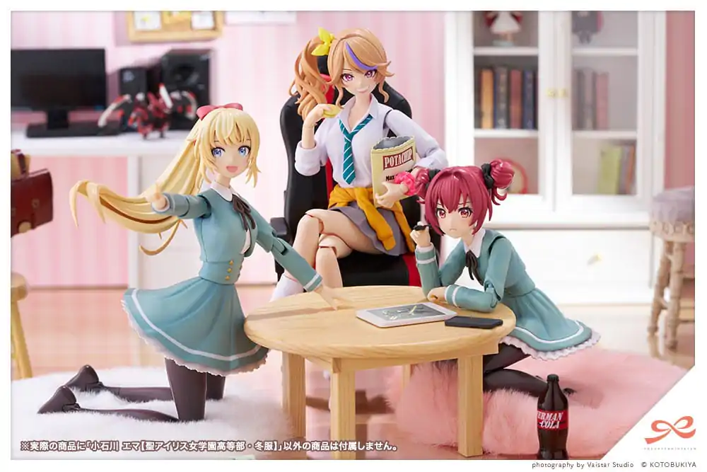 Sousai Shojo Teien Plastiková stavebnice 1/10 Emma Koishikawa (St. Iris Gakuen Girl´s High School Winter Clothes) 14 cm fotografii produktu
