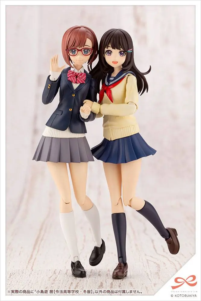 Sousai Shojo Teien Plastikový model Kit 1/10 Koyomi Takanashi Ryobu High School Zimní Oblečení 15 cm fotografii produktu