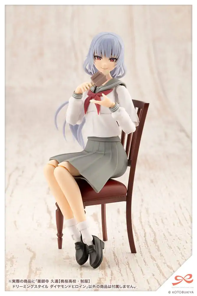 Sousai Shojo Teien Plastic Model Kit 1/10 Kuon Yakushiji Toudou High School Uniform Dreaming Style Diamond Heroine 16 cm Plastiková modelová stavebnice fotografii produktu