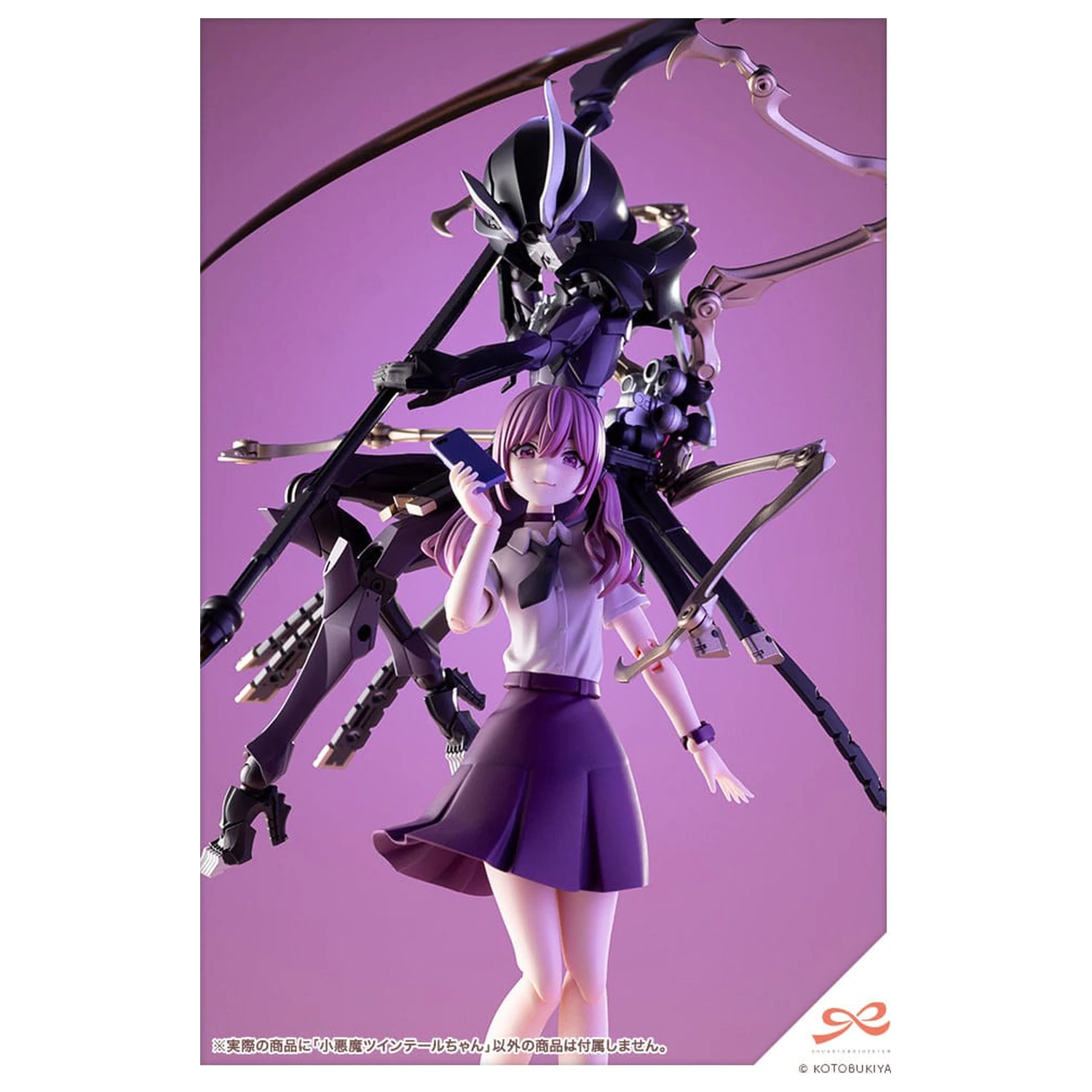 Sousai Shojo Teien Plastikový Model Kit 1/10 Little Devil Twin Tails 15 cm fotografii produktu