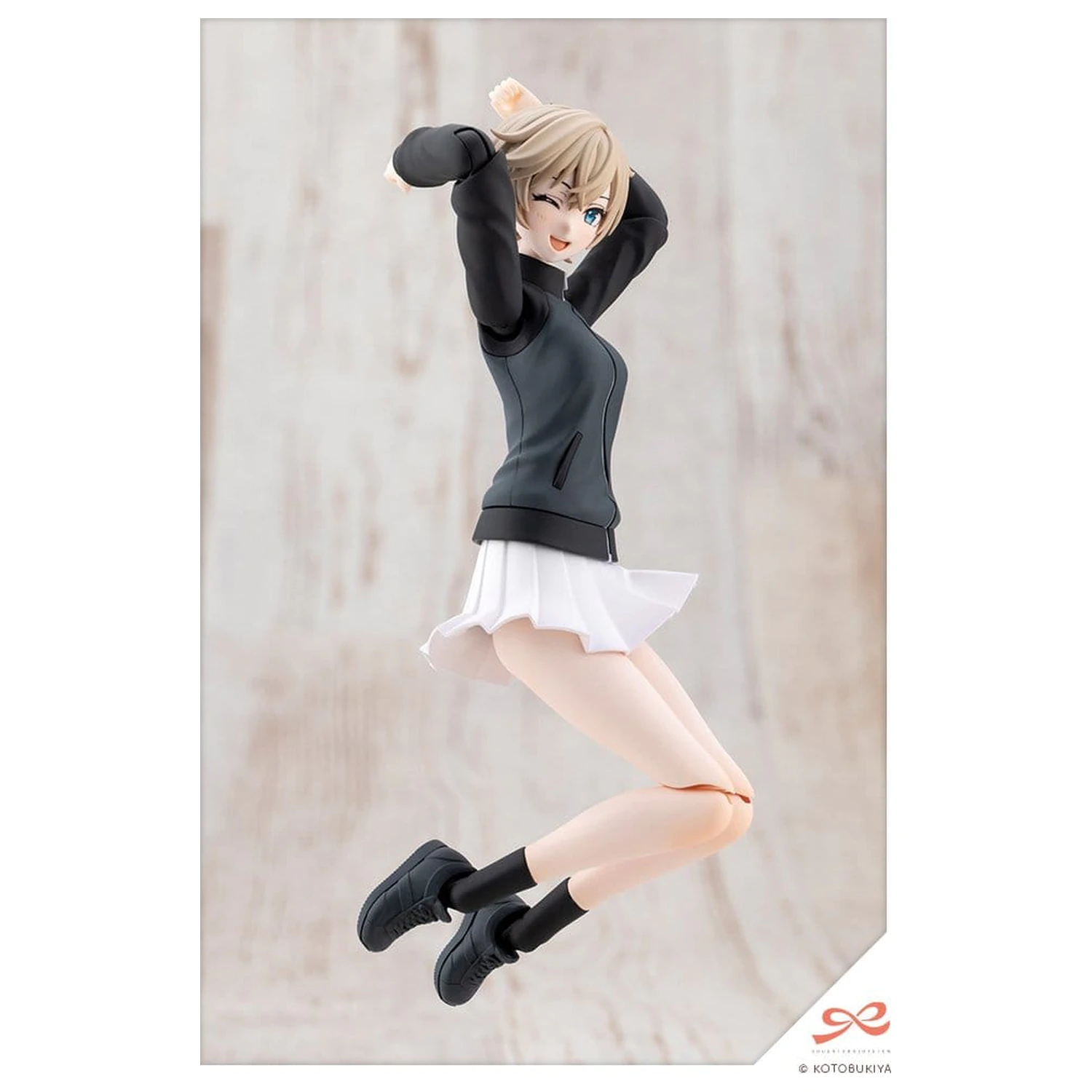 Sousai Shojo Teien Plastic Model Kit 1/10 Rui Saotome Touhou High School Tracksuit Dreaming Style Midnight Onyx 16 cm fotografii produktu