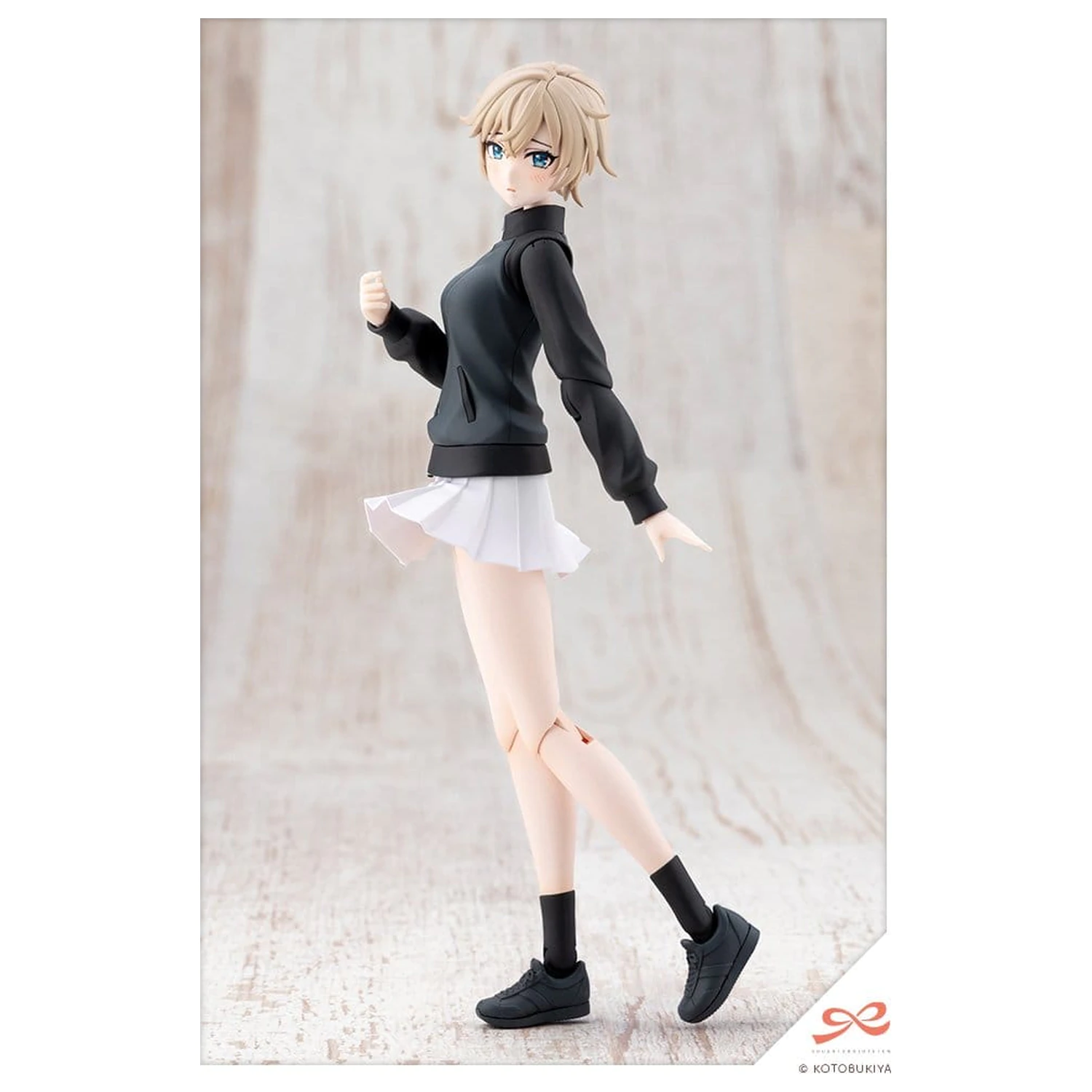Sousai Shojo Teien Plastic Model Kit 1/10 Rui Saotome Touhou High School Tracksuit Dreaming Style Midnight Onyx 16 cm fotografii produktu