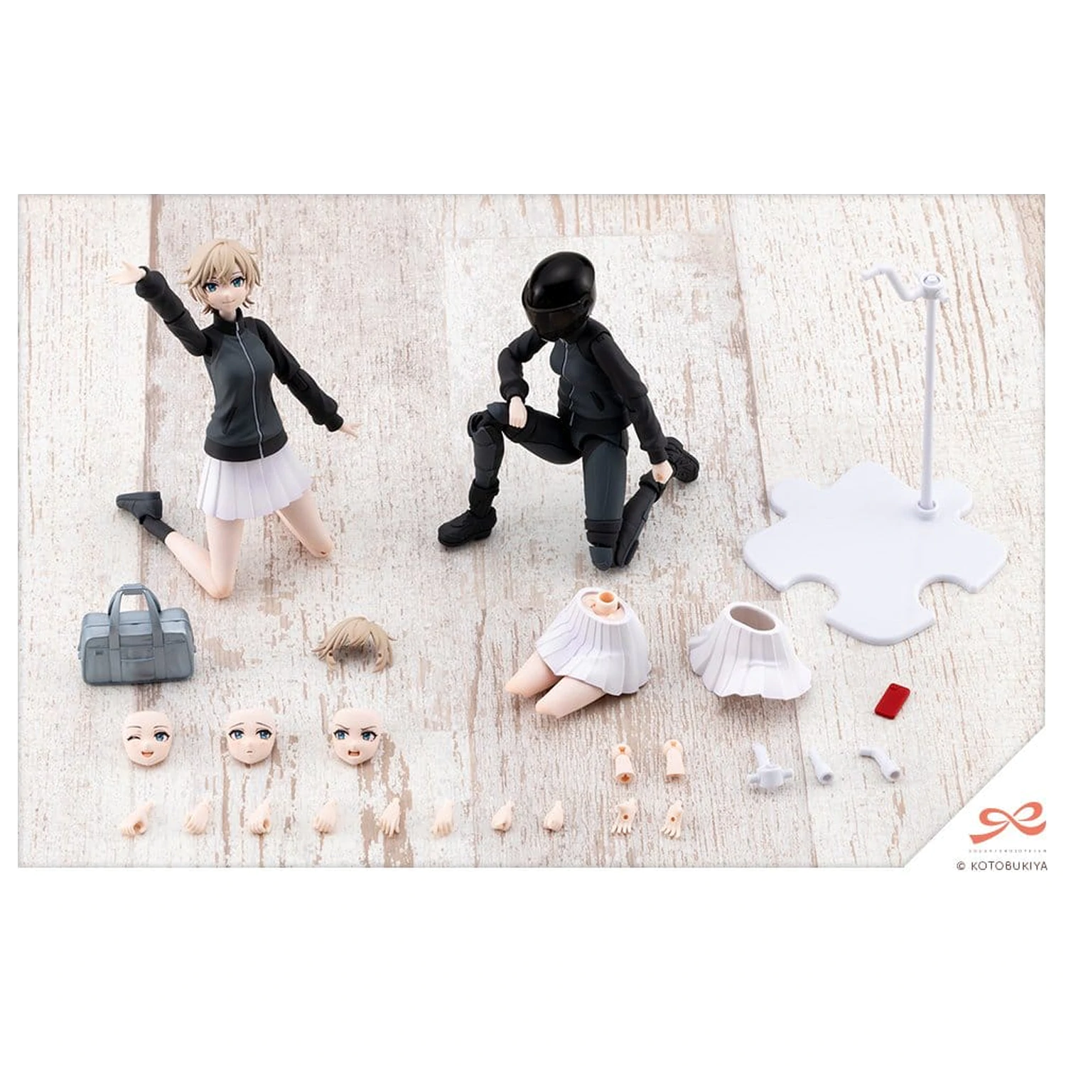 Sousai Shojo Teien Plastic Model Kit 1/10 Rui Saotome Touhou High School Tracksuit Dreaming Style Midnight Onyx 16 cm fotografii produktu