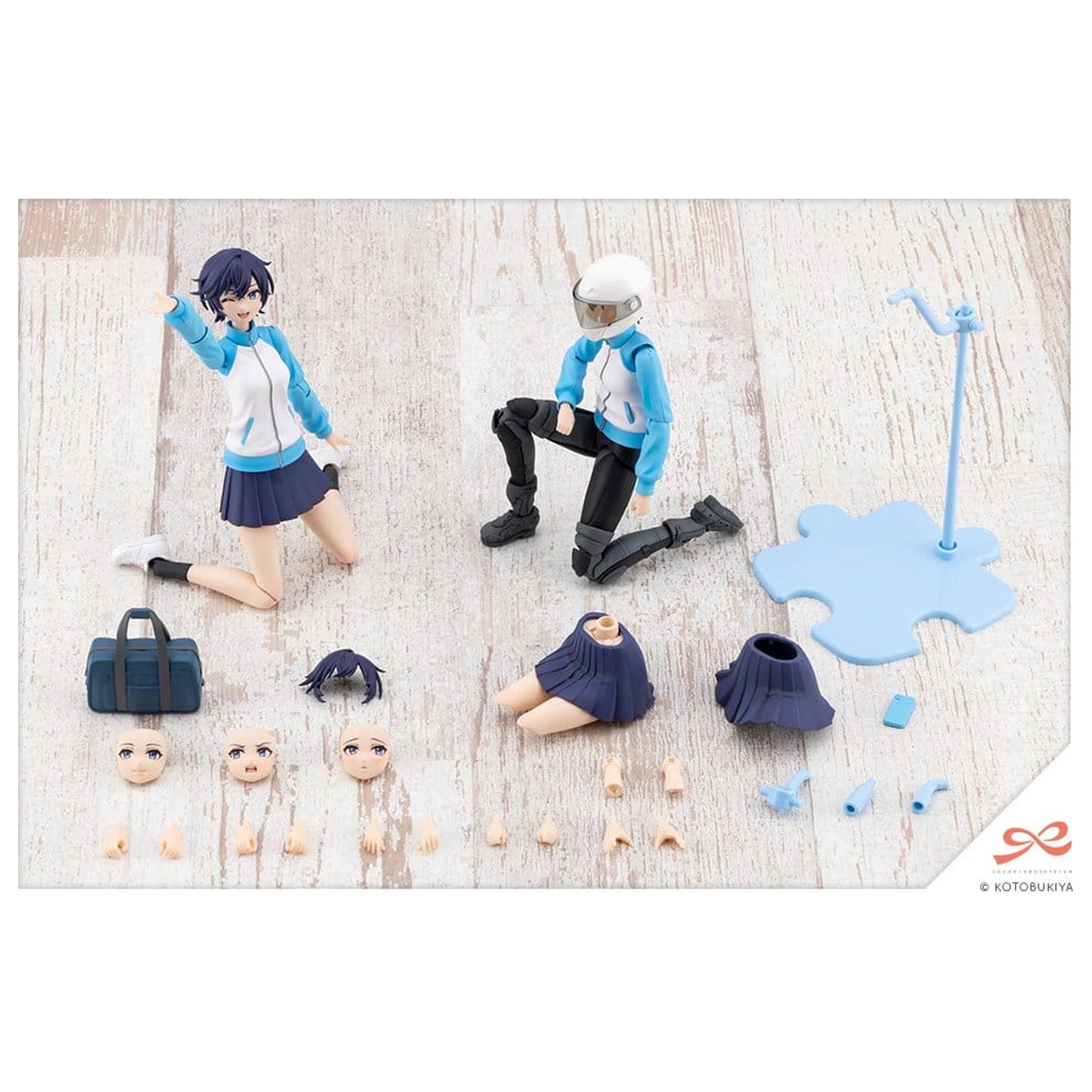Sousai Shojo Teien Plastová stavebnice 1/10 Rui Saotome Touhou High School Tracksuit 16 cm fotografii produktu