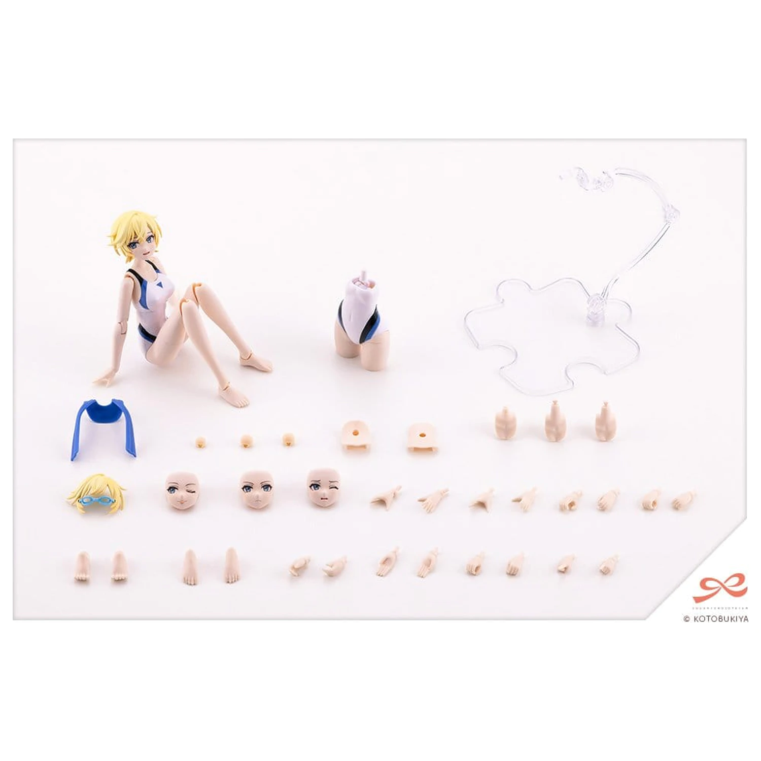 Sousai Shojo Teien Plastikový Model 1/10 Rui Saotome Touou High School Competitive Swimsuit Dreaming Style White Dolphin 16 cm fotografii produktu