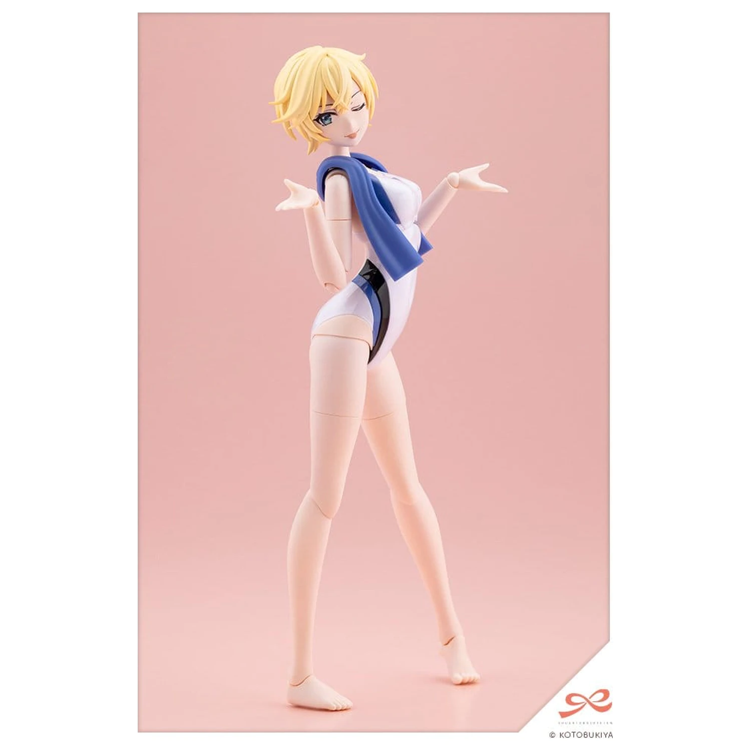 Sousai Shojo Teien Plastikový Model 1/10 Rui Saotome Touou High School Competitive Swimsuit Dreaming Style White Dolphin 16 cm fotografii produktu